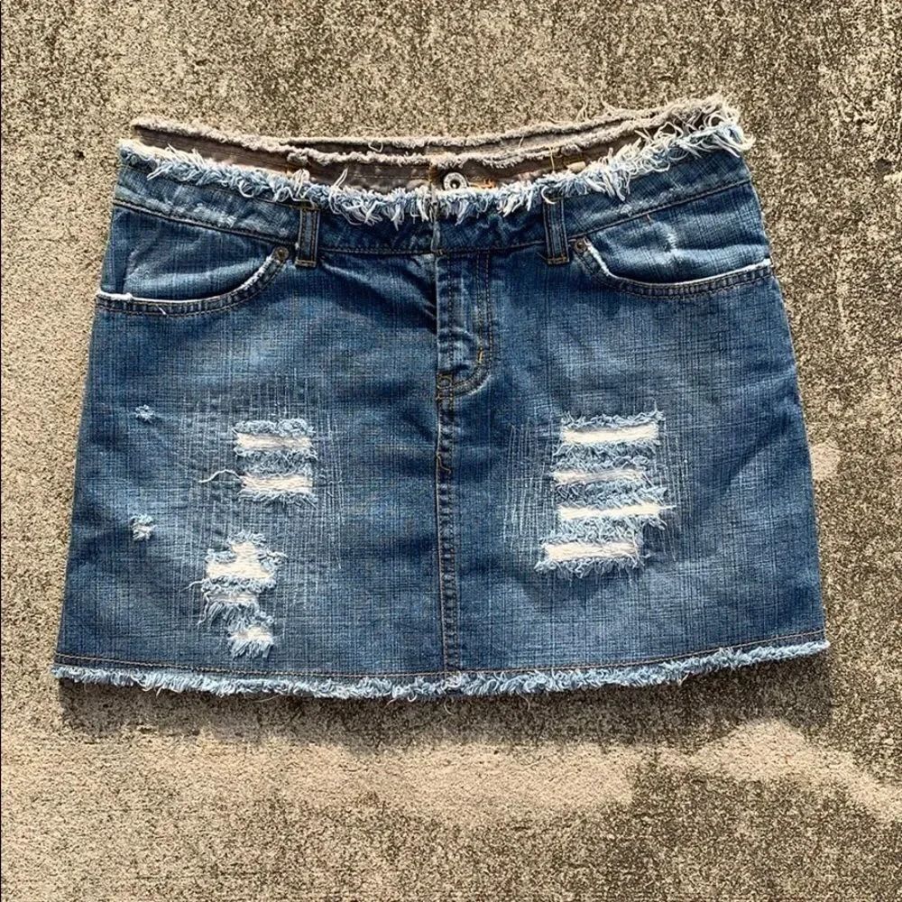 Top shop denim skirt. Size 10